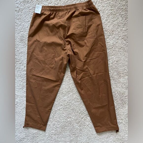 Nike Club Woven Tapered Leg Pants Brown Loose Fit - Picture 8 of 13